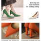 [Nice gift] French-style pointed-toe temperament shallow mouth high-heeled shoes