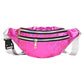Laser texture waterproof belt bag