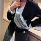 Laser texture waterproof belt bag