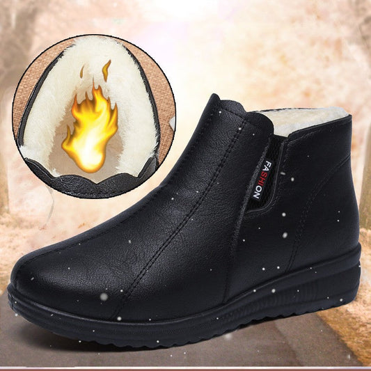Nice gift * Plush warm soft soles short boots