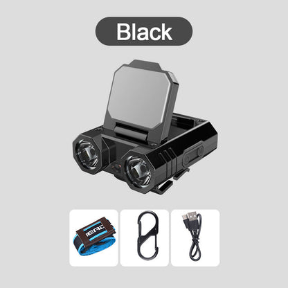 USB Rechargeable Clip-on Headlamp with Motion Sensor