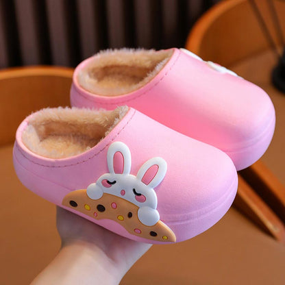 Great Gift! Waterproof Warm Plush Slippers