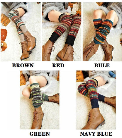 Thickened Warm Wool Socks Leg Warmers