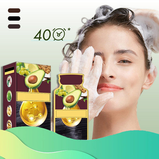 Plant Extract Hair Dye Shampoo