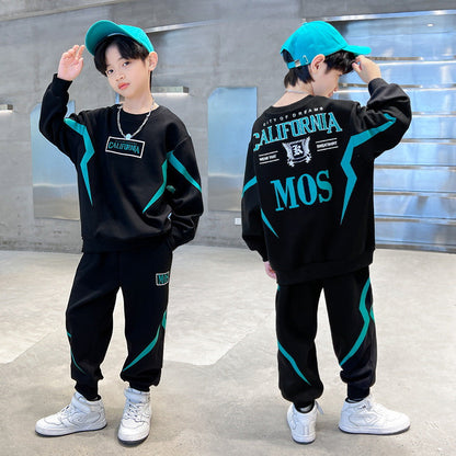 [Best Gift For Him] Boys' Sports Sweatshirt Two-Piece Set