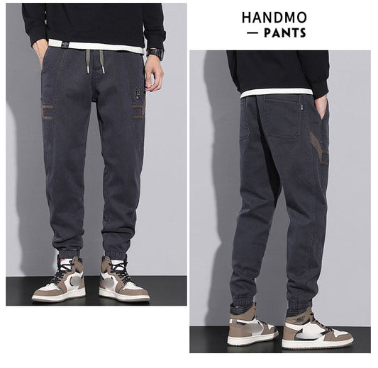[practical gift] Men's Urban fashion Winter Drawstring Baggy Pants