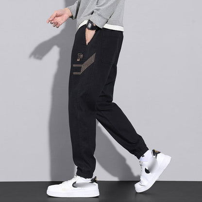 [practical gift] Men's Urban fashion Winter Drawstring Baggy Pants