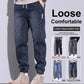 【GIFT】Drawstring Loose Casual Workwear Jeans for Men