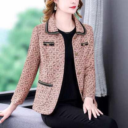Women's Elegant Button-Down Vintage Jacket