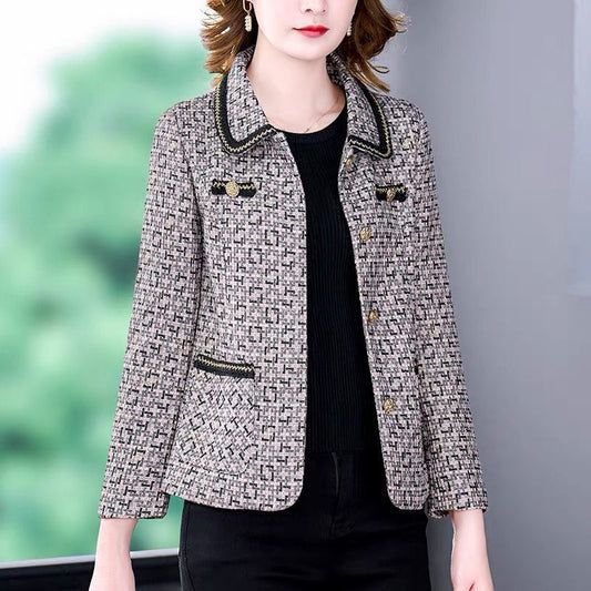 Women's Elegant Button-Down Vintage Jacket