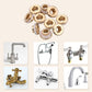 10pcs 1/2-inch Faucet Sealing Lock Nuts