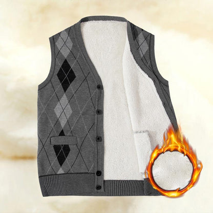Nice Gift! Men’s Warm Plush Winter Vest