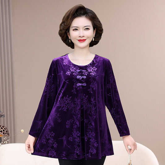 Women's Crew Neck Vintage Pullover