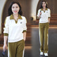 Best Gift for Her - Women's Fashion Casual Lapel Sports Sweatshirt Set