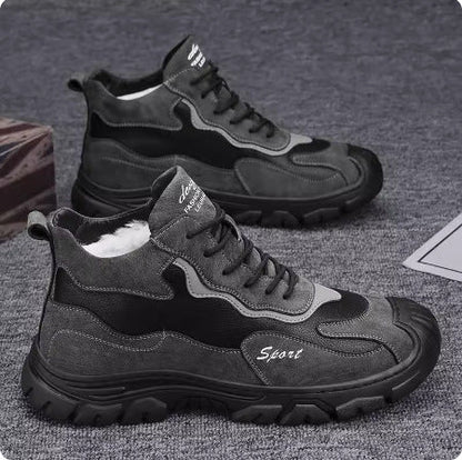 [Winter Gift] Men's Winter Thickened Plush Warm Snow Boots