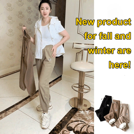 Thickened Warm Drawstring Sweatpants