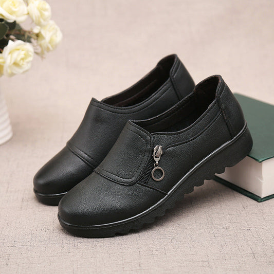 [ideal gift] Mom's Non-Slip Leather Shoes