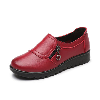 [ideal gift] Mom's Non-Slip Leather Shoes