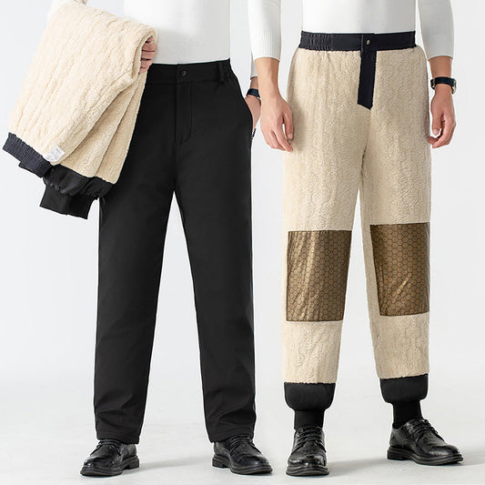 [warm gift] Men’s Graphene Thermal Thick Fluff Lining Pants