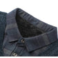 [warm gift] Men's Fluff-lined Sweater with Shirt Collar