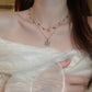 [Christmas Gift] Christmas Colorful Double Snowflake Necklace