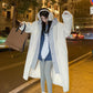 [Best Gift For Her] 2-Layered Faux Lambswool Hooded Coat Jacket