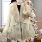 Gift Choice -Women's Mid-Length Faux Fur Coat