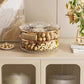 Exquisite Gift - Luxury High Transparency Diamond Texture Compartment Snacks & Fruit Tray