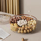 Exquisite Gift - Luxury High Transparency Diamond Texture Compartment Snacks & Fruit Tray