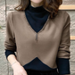 [Best Gift For Her] Women's Warm Half-High Neck Bottom Shirt
