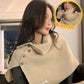 Gift Choice - Multi-Purpose Buttoned Split Knit Shawl