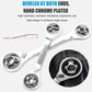 Multifunctional Double-headed Two-way Metric And Inch Socket Ratchet Wrench Quick Dual-use 16-in-1