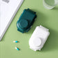 Portable 2 in 1 Pill Box with Medicine Cutter
