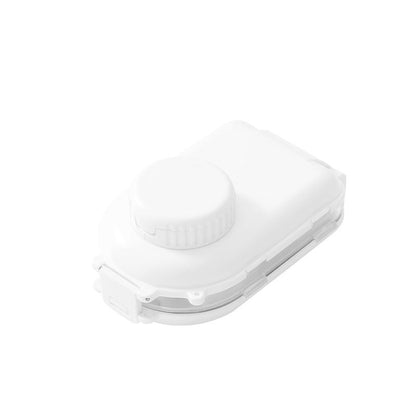 Portable 2 in 1 Pill Box with Medicine Cutter