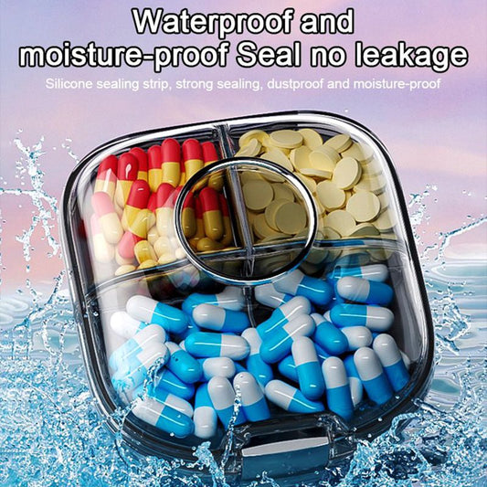Portable Large Capacity Pill Box