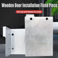 Wooden Door Installation Fixed Piece