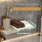 Light Luxury No-Punch Hydrographic Acrylic Vanity Storage Shelf