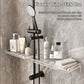 Light Luxury No-Punch Hydrographic Acrylic Vanity Storage Shelf