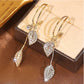 [best gift] Elegant Leaf Drop Earrings