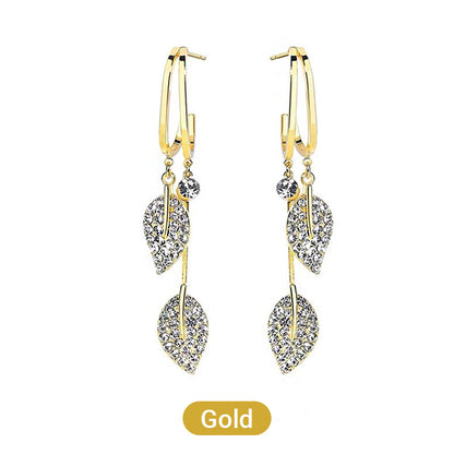 [best gift] Elegant Leaf Drop Earrings