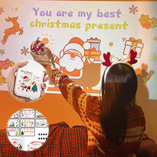 [Creative Gift] Christmas Atmosphere Projector Light