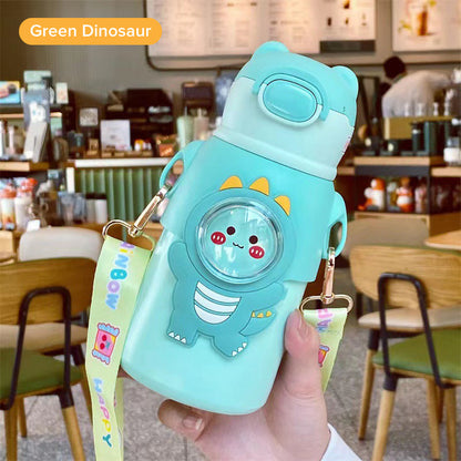[Thoughtful Gift] Cute Design Crossbody Insulated Cup