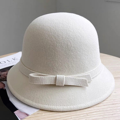 [best gift]Women’s Elegant Vintage tweed Cloche Hat