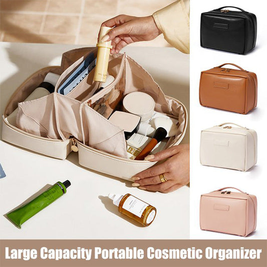 [Best Gift For Her] 180° 5-layer Large Capacity Portable Cosmetic Storage Bag