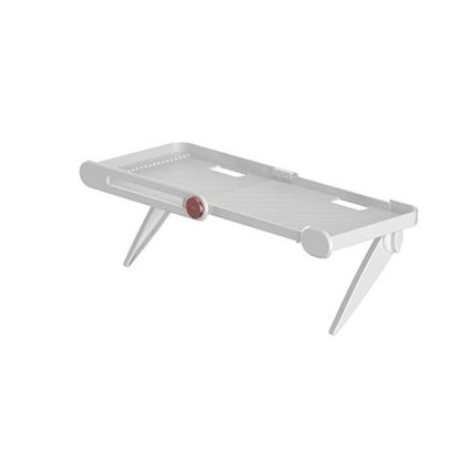Punch-Free Set-Top Box Retractable Shelf