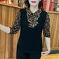 [best gift] Women’s Plush-lined Bottom Shirt with Floral Print