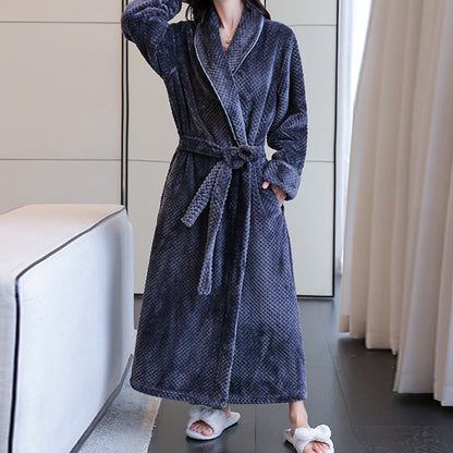 [best gift] Unisex Plush l Luxury Bathrobe