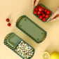 Lazy Double Layer Hollow Fruit Tray Snack Container