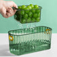 Lazy Double Layer Hollow Fruit Tray Snack Container