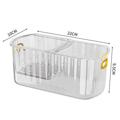 Lazy Double Layer Hollow Fruit Tray Snack Container